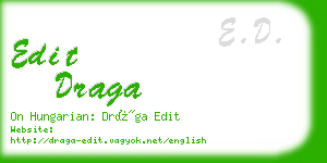 edit draga business card